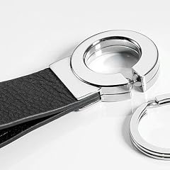 Schl�sselhalter Lederschlaufe KEY-CLICK, Leder schwarz