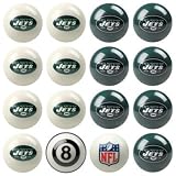 New York Jets NFL Home vs. Away Billiard Balls Full Set (16 Ball Set) by Imperial International