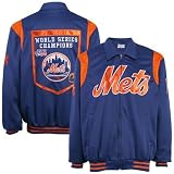 New York Mets World Series Pennant Varsity Jacket Large