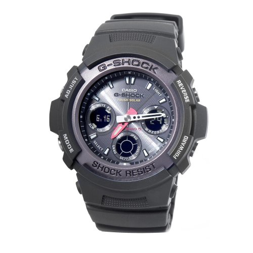 Casio Men's G-Shock Waveceptor Multi-Band Atomic Solar Watch #AWG101-1A