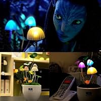 LED Avatar Mushroom Lamp Decoration Night Light Gift