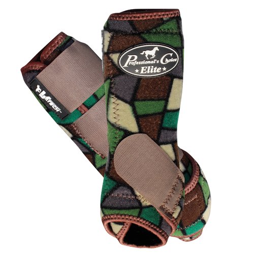 PROFESSIONAL'S CHOICE ★ ELITE VENTECH SET OF 4 SMB BOOTS ★ ALL SIZES & COLORS (Camo Green, Medium)