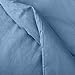 Amazon Brand – Pinzon Lightweight Flannel Duvet Cover - Full/Queen, Medium Blue