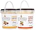PB Trimmed Powdered Peanut Butter 16 oz Container (2-Pack Bundle) 1 ORIGINAL (16 oz) + 1 HONEY (16 oz)