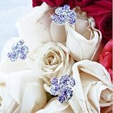 Light Purple Swirls Crystal Bouquet Jewelry