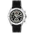 Seiko SNA665 Seiko Mens Chronograph Black Leather Watch SNA665