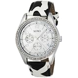 XOXO Womens XO3170 Silver Dial Black and White Gira