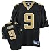 Drew Brees Black Reebok NFL Premier New Orleans Saints Jersey - Medium