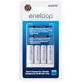 SANYO eneloop Schnell-Ladeger�t MQR06-E-4-3UTGB inkl. 4 x eneloop AA Mignon-Akku (1900 mAh)
