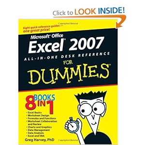 Excel 2007 All-In-One Desk Reference For Dummies by Greg Harvey