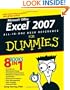 Excel 2007 All-In-One Desk Reference For Dummies