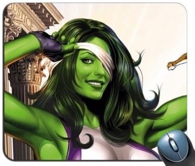 Custom She-Hulk 2v1 Marvel Comics Mouse Pad