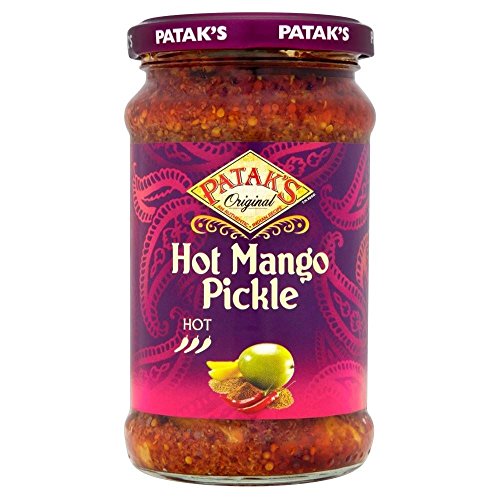 Patak Hot Mango Pickle (283g) - Packung mit 2