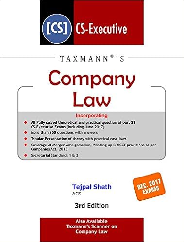 Company Law 3rd Ed. 2017