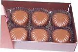 Milk Chocolate Covered Nougat Marzipan 8 pcs