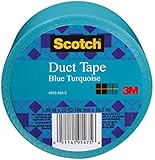 Scotch Duct Tape, Blue Turquoise, 1.88-Inch by 20-Yard