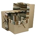 Axis Imex Natural String Lined Basket Set of 3 - Sidewalk Stripe Spa