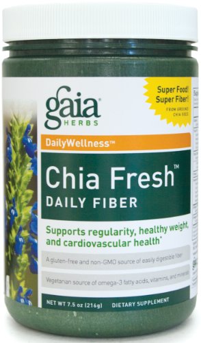 Gaia Herbs Chia Fresh Daily Fiber, 7.5-Ounce Bottle