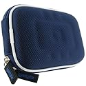 igadgitz Hartschalentasche Hardcase Etui Schutzhülle Tasche Hülle Case tragbar und in Blau für digitaler Videokamera, Pocket-Camcorder, Mini-Camcorder, Camcorder
