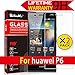 Huawei Ascend P6 Glass Screen Protector, [2Pack] AnoKe [Lifetime Warranty](0.3mm 9H 2.5D) Tempered Glass Screen Protector For Huawei Ascend P6 Glass 2Pack