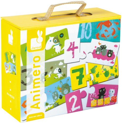 Imagen 2 de Janod 02929 Animalero - Juego educativo para cifras