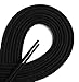 OrthoStep Round Dress Very Thin Black 27 inch Shoelaces 2 Pair Pack