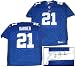 Tiki Barber New York Giants Autographed Authentic Blue Jersey