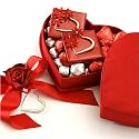 Velvet Heart Box of Chocolate with Matching Decorated Pieces - Patchi Chocolate