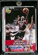 2007-08 Upper Deck First Edition # 191 Michael Jordan - NBA Basketball Trading Card in a Protective Display Case