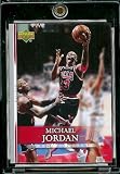 2007-08 Upper Deck First Edition # 191 Michael Jordan - NBA Basketball Trading Card in a Protective Display Case