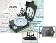 SE Military (Prismatic) Lansatic Compass, 2-1/8" Dia. Face