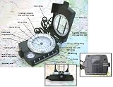 Military Prismatic Sighting Compass w/ Pouch Military Prismatic Sighting Compass w/ Pouch