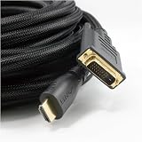 NEET 15m HDMI to DVI-D HD Video Cable 24awg Dual Link High-Speed v1.3 Category 2