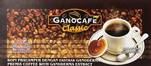 2 Boxes GANO EXCEL GANOCAFE CLASSIC GANODERMA HEALTHY COFFEE Total 60 Sachets