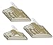 Closet Complete 71612 Supreme Quality, Heavyweight, 85-gram, Virtually-Unbreakable Velvet, Ultra-Thin, Space Saving, No-Slip Suit Hangers, 360° Spinning Chrome, 25, Camel, Count