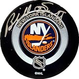 Billy Smith New York Islanders Autographed Game Model Puck