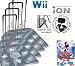 4 x Wii Dance Dance Revolution DDR iON Arcade Metal Dance Pad with Handle Bar + Dance Dance Revoluti