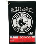 Boston Red Sox Black Woven Jacquard Golf Towel