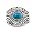 Sterling Silver Blue Turquoise Nesting Ring Trio