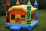Crayon Themed Bounce House