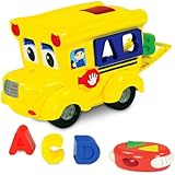 The Learning Journey Letterland Shape Sorter Remote Control School Bus