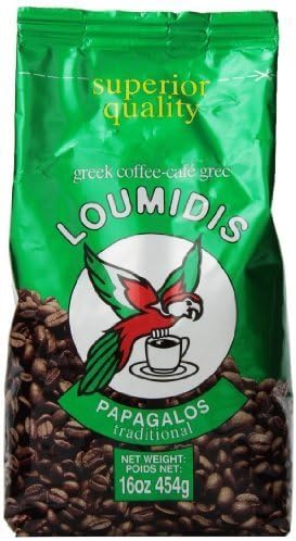 Papagalos Loumidis Ground Coffee, 16 Ounce by Papagalos