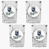Review Great American Products  / Kansas City Royals 4 Piece Square Shot Glass Set