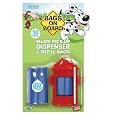 Bags on Board Red Hydrant Dispenser with 30 Refill Bags