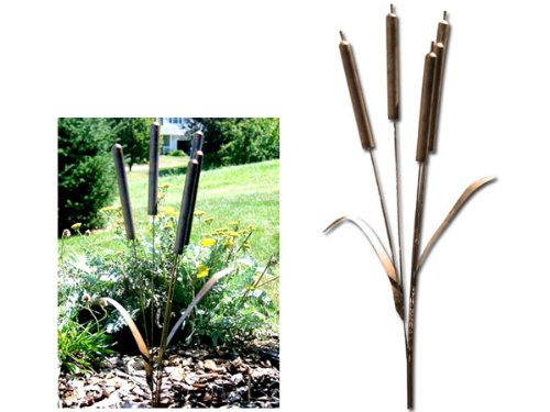 Copper and Bronze Cattail Wind Chimes Copper and Bronze Cattail Wind Chimes