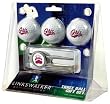 Montana Grizzlies 3 Golf Ball Gift Pack w/ Kool Tool - NCAA College Athletics