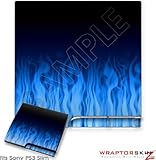 Sony PS3 Slim Skin - Fire Blue