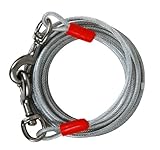 Petmate 4200-Pound Break Strength Super Dog Tieout Cable, 20-Feet