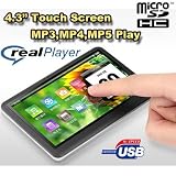 RAmos T8 4.3インチTFT液晶搭載 MP3/MP4/MP5プレーヤー 8GBの画像