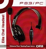 ORB Elite Chat Headset for PS3 & PC